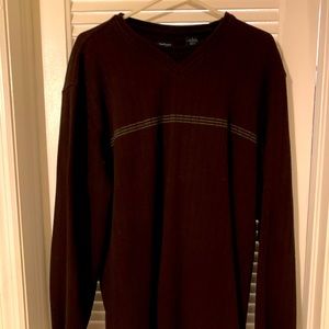 Mens large Van Huesen long sleeve sweater/shirt